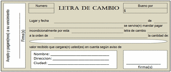 Letra de Cambio
