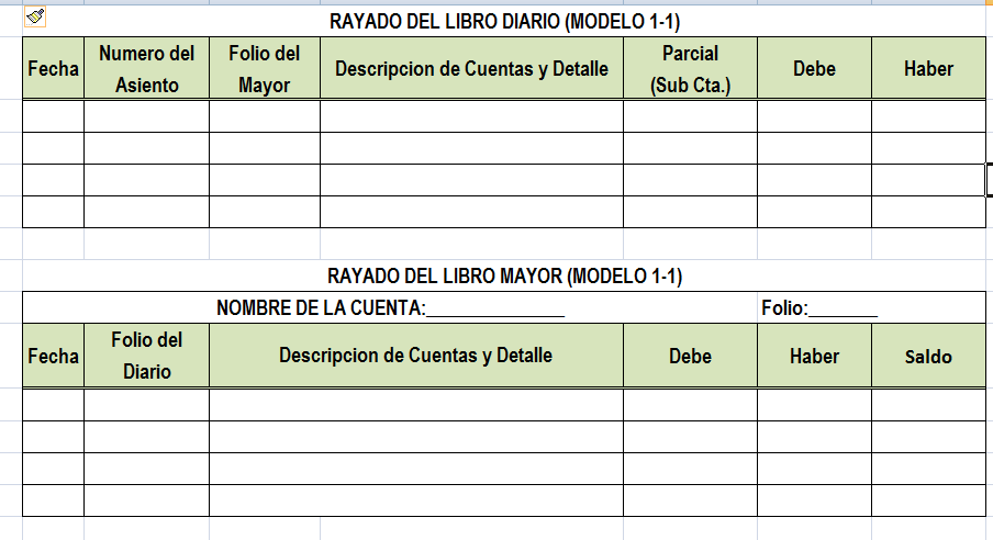 Como Registrar El Libro Diario Y Mayor Excelcontablex Com