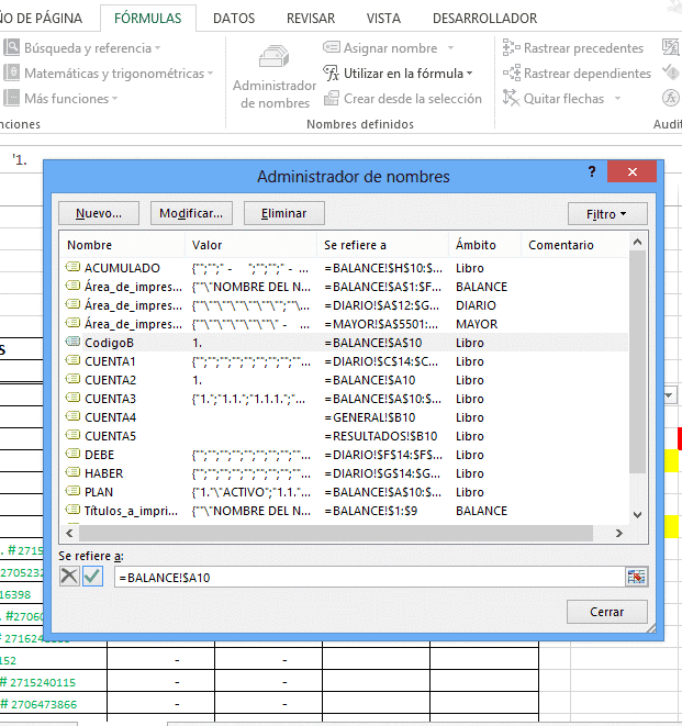 Sistema Contable En Excel Y Contabilidad Balance De Comprobacion